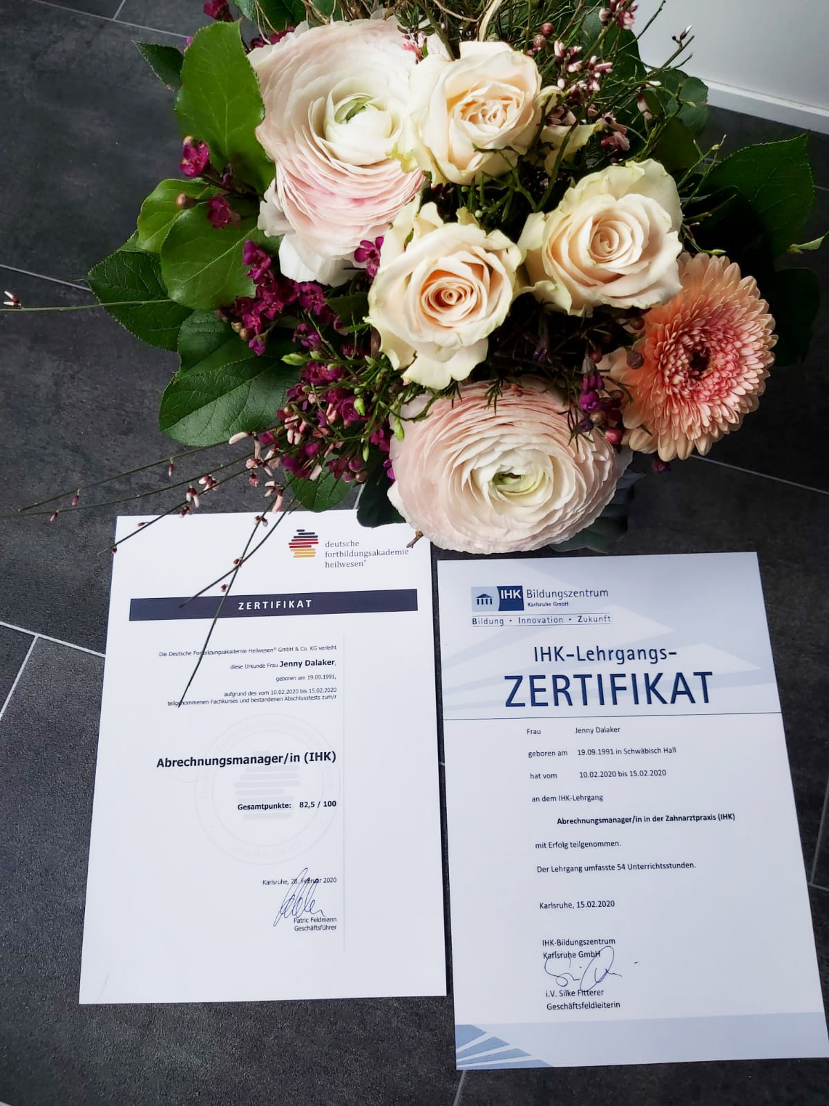 IHK Lehrang Zertifikat