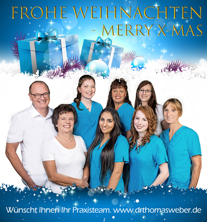 Zahnarztpraxis Dr. Weber in Weinsberg wünscht frohe Weihnachten Zahnarztpraxis Dr. Weber in Weinsberg wünscht frohe Weihnachten